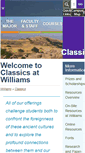 Mobile Screenshot of classics.williams.edu