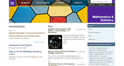 Desktop Screenshot of math.williams.edu