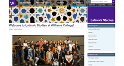 Desktop Screenshot of latino-studies.williams.edu