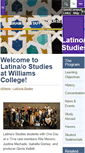 Mobile Screenshot of latino-studies.williams.edu
