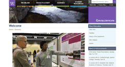 Desktop Screenshot of geosciences.williams.edu