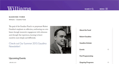 Desktop Screenshot of gaudino.williams.edu