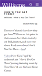 Mobile Screenshot of howdyougetthere.williams.edu