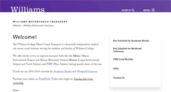Desktop Screenshot of motorcoach.williams.edu